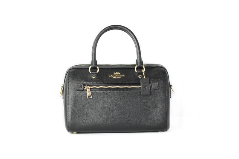 Coach Rowan Leather Satchel Crossbody