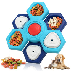 Interactive Dog Treat Puzzle Toy